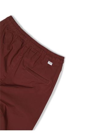 pantalone in cotone rosso PAOLO PECORA KIDS | P3624ROSI